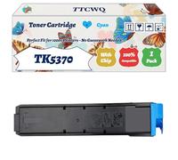 Compatible for Kyocera TK5370 Toner Cartridge Work for Kyocera ECOSYS MA3500cifx ECOSYS MA3500cix ECOSYS Printers (1 Pack Cyan)