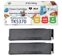 Compatible for Kyocera TK5370 Toner Cartridge Work for Kyocera ECOSYS MA3500cifx ECOSYS MA3500cix ECOSYS Printers (2 Pack Black)