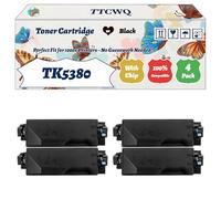Compatible for Kyocera TK5380 Toner Cartridge Work for Kyocera ECOSYS MA4000cifx MA4000cifxPlus MA4000cix Printers (4 Pack Black)
