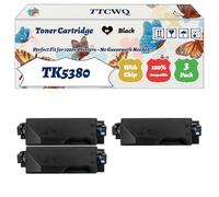Compatible for Kyocera TK5380 Toner Cartridge Work for Kyocera ECOSYS PA4000cx PA4000cxPlus Printers, with Chip, High Yield 13000 Pages, High-Definition Printing (3 Pack Black)