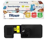 Compatible for Kyocera TK5450 Toner Cartridge Work for Kyocera ECOSYS MA2600cfx MA2600cwfx PA2600cwx PA2600cx Printers, with Chip, High Yield 4100 Pages, High-Definition Printing (1 Pack Yellow)