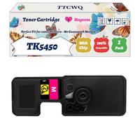 Compatible for Kyocera TK5450 Toner Cartridge Work for Kyocera ECOSYS MA2600cfx MA2600cwfx PA2600cwx PA2600cx Printers, with Chip, High Yield 4100 Pages, High-Definition Printing (1 Pack Magenta)