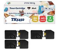Compatible for Kyocera TK5450 Toner Cartridge Work for Kyocera ECOSYS MA2600cfx MA2600cwfx PA2600cwx PA2600cx Printers, with Chip, High Yield 4100 Pages, High-Definition Printing (3 Pack Black)