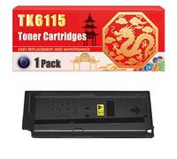 Compatible for Kyocera TK6115 ECOSYS M4125idn M4132idn Toner Cartridges Printers, With Chip Large Capacity 25000 Pages (1 Pack Black)