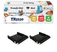 Compatible for Kyocera TR5230 Transfer Unit Work for Kyocera EcoSys M5521cdn M5521cdw P5021cdn P5021cdw Printers, with Chip, High Yield 100000 Pages, High-Definition Printing (2-Pack Black)