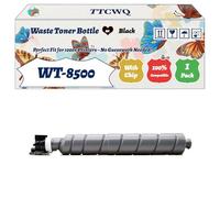 Compatible for Kyocera WT-8500 Waste Toner Bottle Work for Kyocera TASKalfa 5052ci TASKalfa 6002i TASKalfa 6052ci TASKalfa Printers (1 Pack Black)