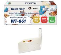 Compatible for Kyocera WT-861 Waste Toner Container Work for Kyocera TASKalfa 7550ci 7551ci 8000i 8002i 8003i 8353ci 9002i Printers (1 Pack Black)