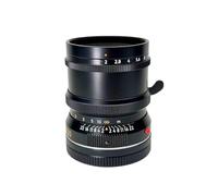 Compatible For Leica, 50mm F2 Rigid R-R Lens | Brass construction, full frame imaging, rangefinder design, manual focus control(Black Paint)