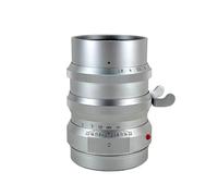 Compatible For Leica, 75mm F2 SPII Aspherical Lens | Aspherical design, chrome finish, portrait photography, manual focus control(Silver)