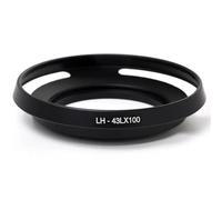 Compatible For LEICA D-LUX Camera - LH-43LX100 Metal Lens Hood(Black)