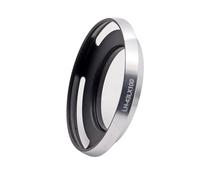 Compatible For LEICA D-LUX Camera - LH-43LX100 Metal Lens Hood(Silver)