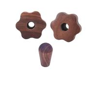Compatible for Lelit, Walnut Steam Switch Knob for Bianca V3, Anti-Scald Brew Head Ring Retrofit Kit(D)