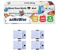 Compatible for Lexmark 20N0W00 Waste Toner Bottle Work for Lexmark MC3426ADW MC3426I C3326DW C3224DW MC3326DW MC3326I Printers (4 Pack Black)