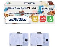 Compatible for Lexmark 20N0W00 Waste Toner Bottle Work for Lexmark MC3426ADW MC3426I C3326DW C3224DW MC3326DW MC3326I Printers (2-Pack Black)