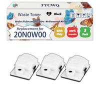 Compatible for Lexmark 20N0W00 Waste Toner Container Work for Lexmark CS331dw CS431dw CX331adwe CX431adw C2336 Printers (3 Pack Black)