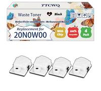 Compatible for Lexmark 20N0W00 Waste Toner Container Work for Lexmark CS331dw CS431dw CX331adwe CX431adw C2336 Printers (4 Pack Black)
