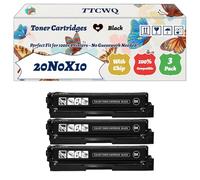 Compatible for Lexmark 20N0X10 Toner Cartridges Work for Lexmark 20N0X20 20N0X30 20N0X40 CS431dw CX431adw Printers, with Chip, High Yield 7000 Pages, High-Definition Printing (3 Pack Black)