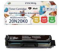 Compatible for Lexmark 20N20K0 20N20C0 20N20Y0 20N20M0 Toner Cartridge Work for Lexmark CS331 CX331 Printers, with Chip, High Yield 1500 Pages, High-Definition Printing (1 Pack Black)