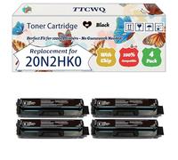 Compatible for Lexmark 20N2HK0 20N2HC0 20N2HY0 20N2HM0 Toner Cartridge Work for Lexmark CS331dw CS431dw CX331adw Printers (4 Pack Black)