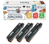 Compatible for Lexmark 20N2XK0 20N2XC0 20N2XM0 20N2XY0 Toner Cartridge Work for Lexmark CS 431 CX431adw CS431dw Printers, with Chip, High Yield 7700 Pages, High-Definition Printing (3 Pack Black)