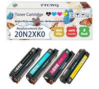 Compatible for Lexmark 20N2XK0 20N2XC0 20N2XM0 20N2XY0 Toner Cartridge Work for Lexmark CS 431 CX431adw CS431dw Printers, with Chip, High Yield 7700 Pages, High-Definition Printing (4-Pack BK/C/M/Y)