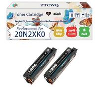 Compatible for Lexmark 20N2XK0 20N2XC0 20N2XM0 20N2XY0 Toner Cartridge Work for Lexmark CS 431 CX431adw CS431dw Printers, with Chip, High Yield 7700 Pages, High-Definition Printing (2 Pack Black)