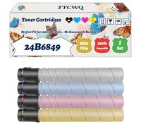 Compatible for Lexmark 24B6849 Toner Cartridges Work for Lexmark XC9225 XC9235 XC9245 XC9255 XC9265 Printer, with Chip, High Yield 40000 Pages, High-Definition Printing (4-Pack BK/C/M/Y)