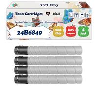 Compatible for Lexmark 24B6849 Toner Cartridges Work for Lexmark XC9225 XC9235 XC9245 XC9255 XC9265 Printer, with Chip, High Yield 40000 Pages, High-Definition Printing (4 Pack Black)