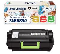 Compatible for Lexmark 24B6890 Toner Cartridge Work for Lexmark M3250 XM3250 Printers, with Chip, High Yield 21000 Pages, High-Definition Printing (1 Pack Black)