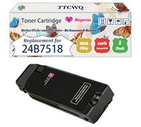 Compatible for Lexmark 24B7518 Toner Cartridge Work for Lexmark XC4342 XC4352 Printers, with Chip, High Yield 25000 Pages, High-Definition Printing (1 Pack Magenta)