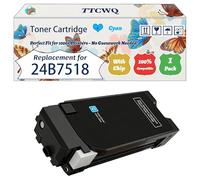 Compatible for Lexmark 24B7518 Toner Cartridge Work for Lexmark XC4342 XC4352 Printers, with Chip, High Yield 25000 Pages, High-Definition Printing (1 Pack Cyan)