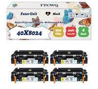 Compatible for Lexmark 40X8024 Fuser Unit Work for Lexmark MS510DN MS517DN MS610DN MS610DTE MX310DN MX317 Printers (4 Pack Black)