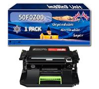 Compatible for Lexmark 50F0Z00 Imaging Unit, Work for Lexmark MS310d MS310dn MS310dw MS312dn MS312dnw MS410d Printers, Imaging Unit (1 Pack Black)