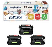 Compatible for Lexmark 50F0Z00 Imaging Unit Work for Lexmark MS310d MS310dn MS310dw MS312dn MS312dnw MS410d Printers, with Chip, High Yield 70000 Pages, High-Definition Printing (3 Pack Black)