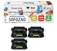 Compatible for Lexmark 50F0ZA0 500ZA Drum Unit Work for Lexmark MS410dn MS415dn MS417dn MS510dn MS517dn MS610de Printers (3 Pack Black)