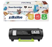 Compatible for Lexmark 51B2H00 Toner Cartridge Work for Lexmark MS417DN MS517DN MS617DN MX417DN MX517DN MX617DN Printers, with Chip, High Yield 9500 Pages, High-Definition Printing (1 Pack Black)