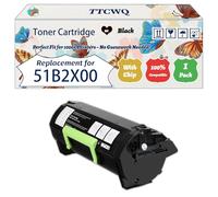 Compatible for Lexmark 51B2X00 Toner Cartridge Work for Lexmark MS517dn MS617dn MX517de MX617de Printers, with Chip, High Yield 20000 Pages, High-Definition Printing (1 Pack Black)