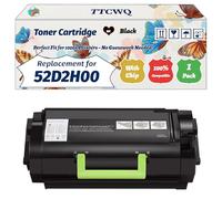 Compatible for Lexmark 52D2H00 Toner Cartridge Work for Lexmark MS710dn MS810de MS810dn MS810dtn MS810n Printers (1 Pack Black)