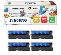 Compatible for Lexmark 54G0W00 Waste Toner Container Work for Lexmark CS921de CS923de CX920de CX921de CX922de CX923dte CX923dxe CX924dte Printers (4 Pack Black)