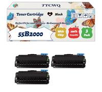 Compatible for Lexmark 55B2000 Toner Cartridge Work for Lexmark MS431DW MS431DN MS331DN MX331ADN MX431ADN Printers (3 Pack Black)