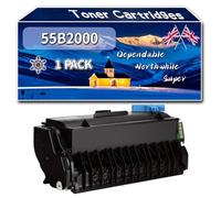 Compatible for Lexmark 55B2000 Toner Cartridges, Work for Lexmark MS331 MS431 MX331 MX431 MX432 Printers, Toner Cartridges (1 Pack Black)