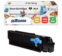 Compatible for Lexmark 55B2000 Toner Cartridges Work for Lexmark MS331dn MS431dn MX331adn MX431adn MX432ADWE Printers, with Chip, High Yield 4000 Pages, High-Definition Printing (1 Pack Black)