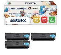 Compatible for Lexmark 55B2H00 Toner Cartridges Work for Lexmark MS331dn MX432ADWE MS431dn MX331adn MX431adn Printers, with Chip, High Yield 15000 Pages, High-Definition Printing (3 Pack Black)