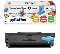 Compatible for Lexmark 55B2H00 Toner Cartridges Work for Lexmark MS331dn MX432ADWE MS431dn MX331adn MX431adn Printers, with Chip, High Yield 15000 Pages, High-Definition Printing (1 Pack Black)