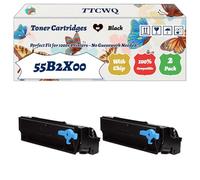 Compatible for Lexmark 55B2X00 Toner Cartridges Work for Lexmark MS331dn MS431dn MX331adn MX431adn MX432ADWE Printers, with Chip, High Yield 30000 Pages, High-Definition Printing (2-Pack Black)