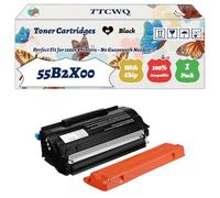 Compatible for Lexmark 55B2X00 Toner Cartridges Work for Lexmark MS331dn MS431dn MX331adn MX431adn MX432ADWE Printer, with Chip, High Yield 30000 Pages, High-Definition Printing (1 Pack Black)