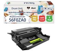 Compatible for Lexmark 56F0ZA0 Drum Unit Work for Lexmark B2650ade MB2650ade MB2650adwe B2650dn B2650dw Printers, with Chip, High Yield 60000 Pages, High-Definition Printing (1 Pack Black)