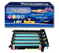 Compatible for Lexmark 70C0P00 Photoconductor Unit, Work for Lexmark CS310dn CS310n CS410dn CS410dtn CS410n CS510de Printers, Photoconductor Unit (1 Set)