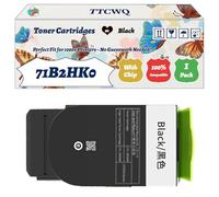Compatible for Lexmark 71B2HK0 Toner Cartridges Work for Lexmark 71B2HC0 71B2HM0 71B2HY0 CS417dn CS517de CX417de Printers (1 Pack Black)
