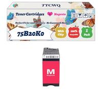 Compatible for Lexmark 75B20K0 75B20C0 75B20M0 75B20Y0 Toner Cartridges Work for Lexmark CS727 CS727de CS728de Printers (1 Pack Magenta)